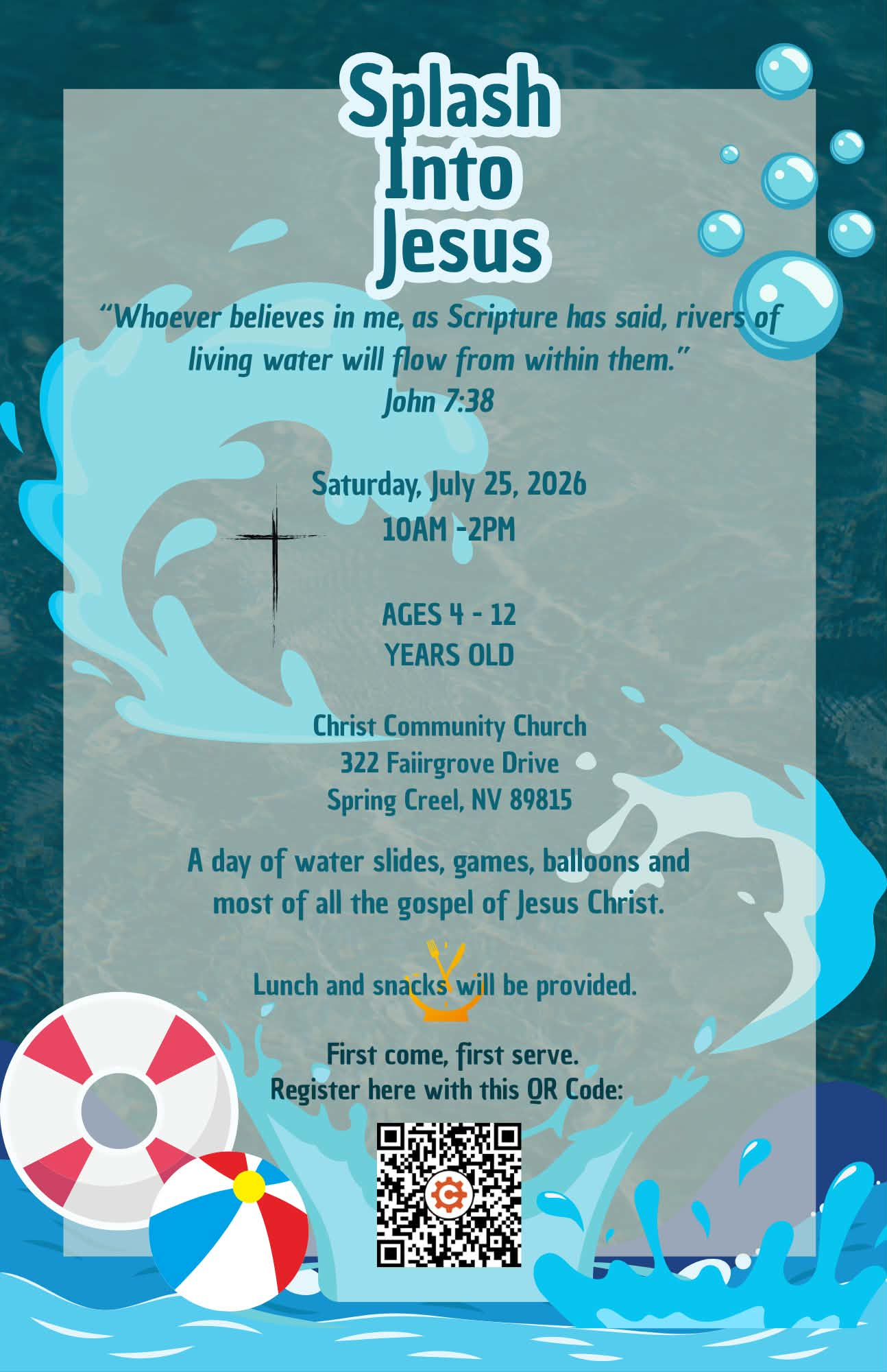 Splash into Jesus - Children's Ministry